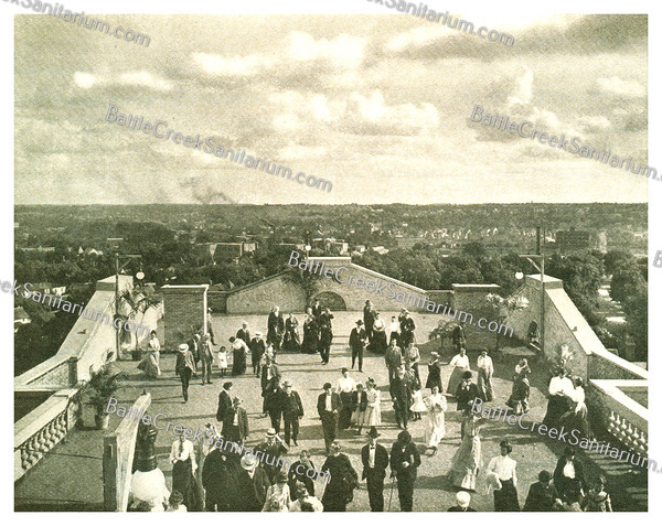 TO-37 Open-air exercises at Battle Creek Sanitarium