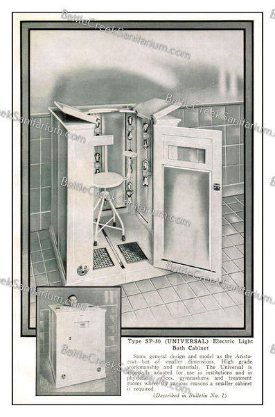 TI-284 Light Baths Battle Creek Sanitarium