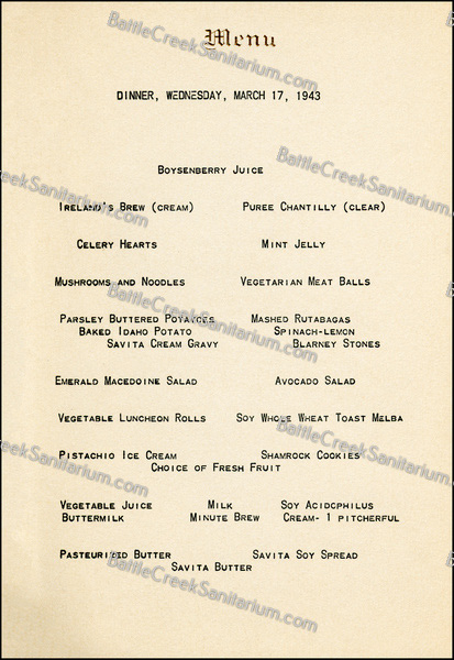 FOOD-176 Battle Creek Sanitarium