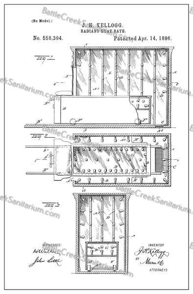 TI-252 Light Baths Battle Creek Sanitarium