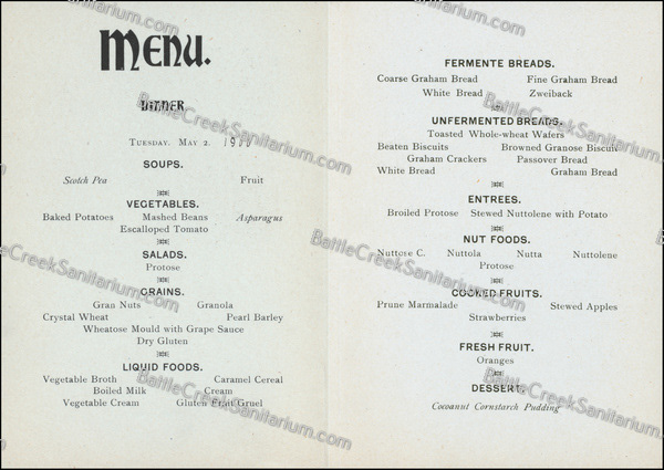 FOOD-164 Battle Creek Sanitarium