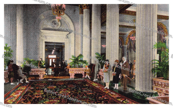 Misc-98 Lounges/Lobbies Battle Creek Sanitarium