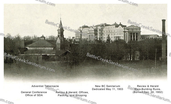 Misc-11 Battle Creek Sanitarium, Dime Tabernacle, R&H, Conf. Office.