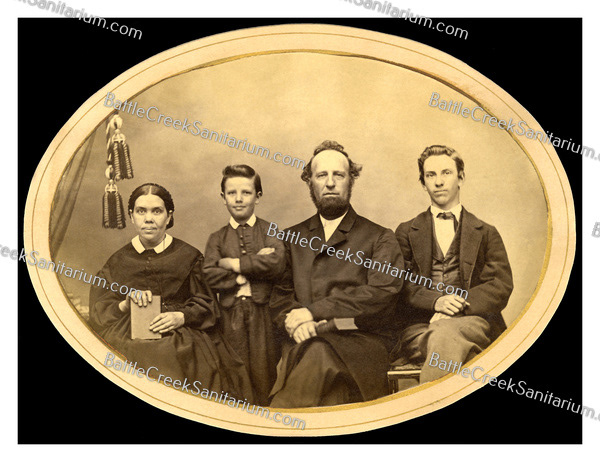 FAM-40 Ellen White, Willie, James, Edson