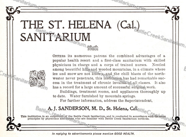 SS-90 St. Helena Sanitarium