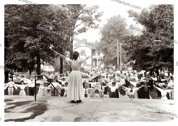TO-24 Open-air exercises at Battle Creek Sanitarium