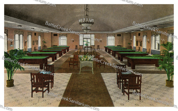 Misc-77 Billiards, Battle Creek Sanitarium