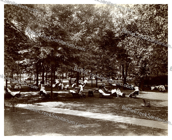 TO-87 open-air therapy at Battle Creek Sanitarium