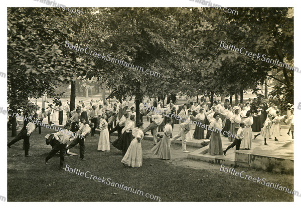 TO-33 Open-air exercises at Battle Creek Sanitarium