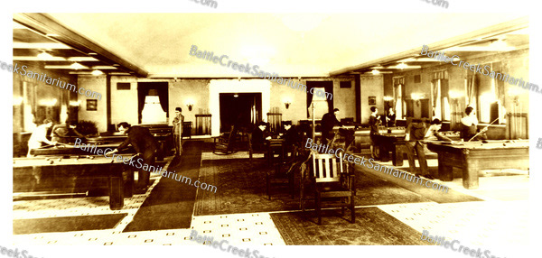 Misc-78 Billiards, Battle Creek Sanitarium