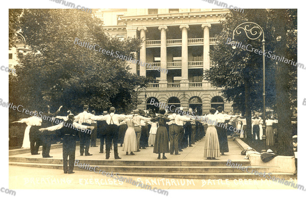 TO-34 Open-air exercises at Battle Creek Sanitarium
