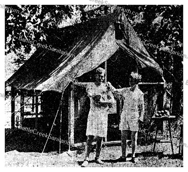 TO-108 Open-air tent colonies at Battle Creek Sanitarium