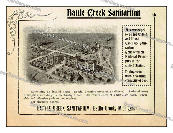 MM-27 Battle Creek Sanitarium, 3 stars, 2400 x 1848px, 8 x 6.2in, 300dpi, 4.7mb