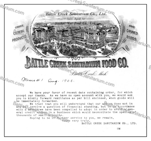 FOOD-106 Battle Creek Sanitarium