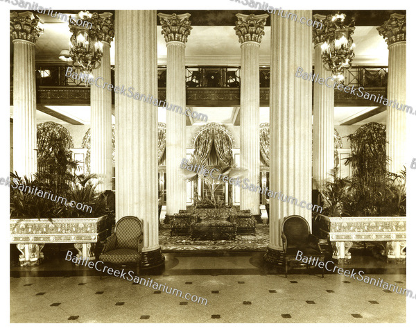 Misc-97 Lounges/Lobbies Battle Creek Sanitarium
