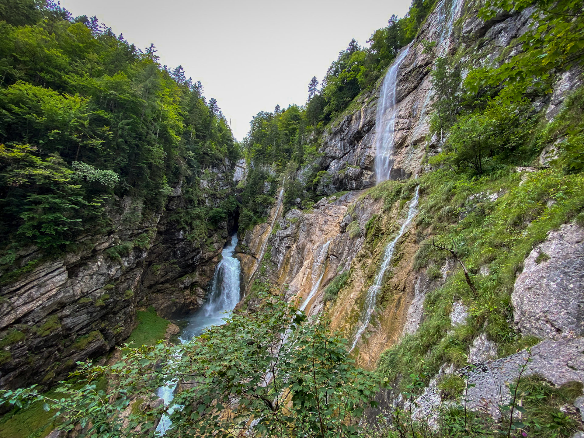 Vodopády u Hallstatt