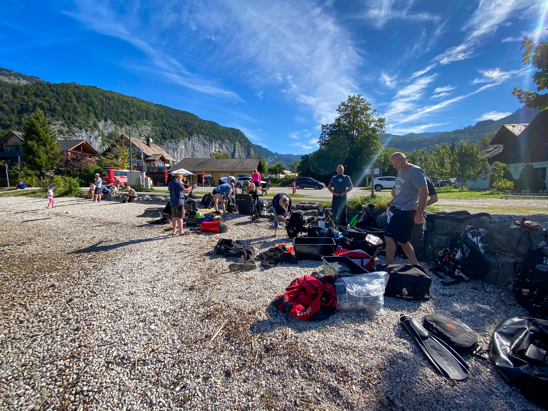 Před ponorem na Grundlsee