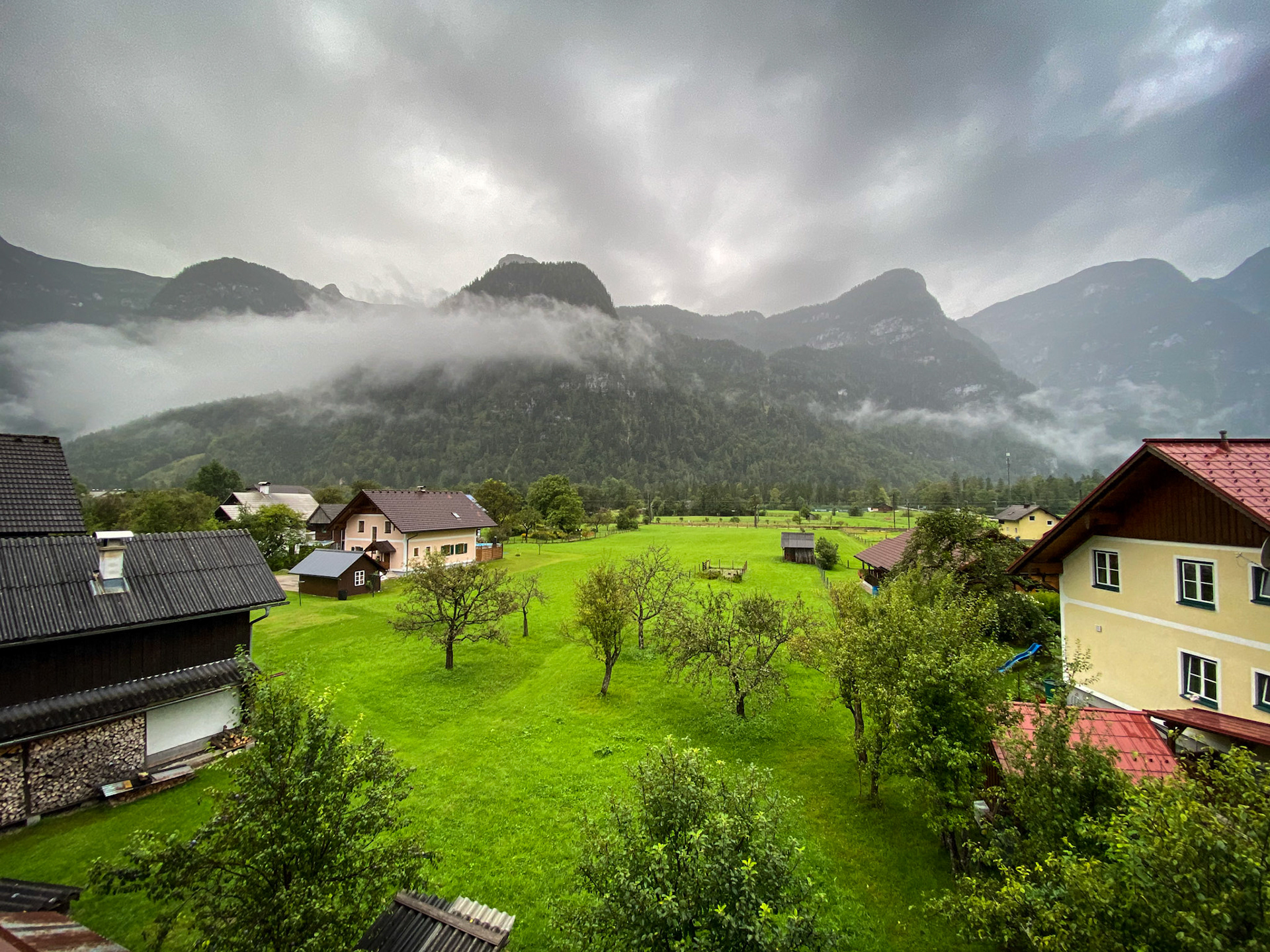 Typické ráno v Obertraunu