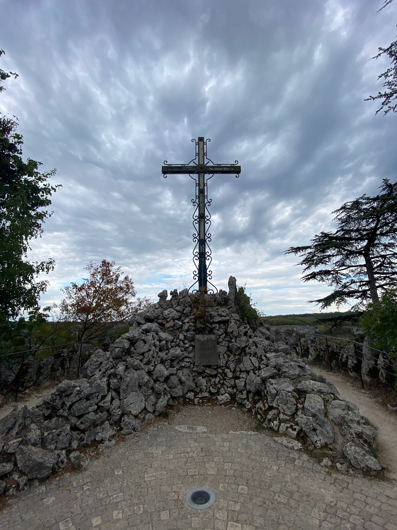Kříž na Rocamadour