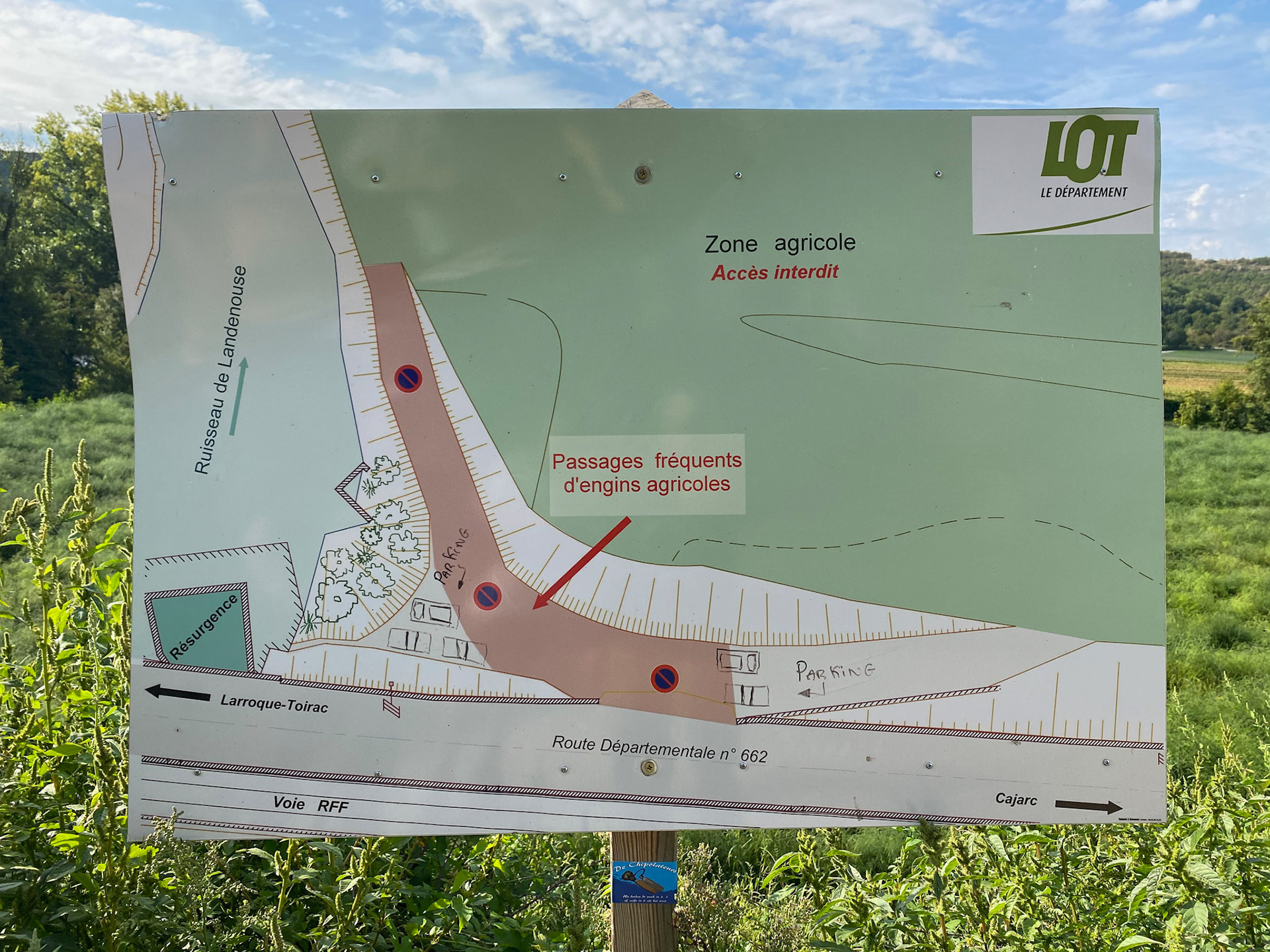 Parkování na Landenouse