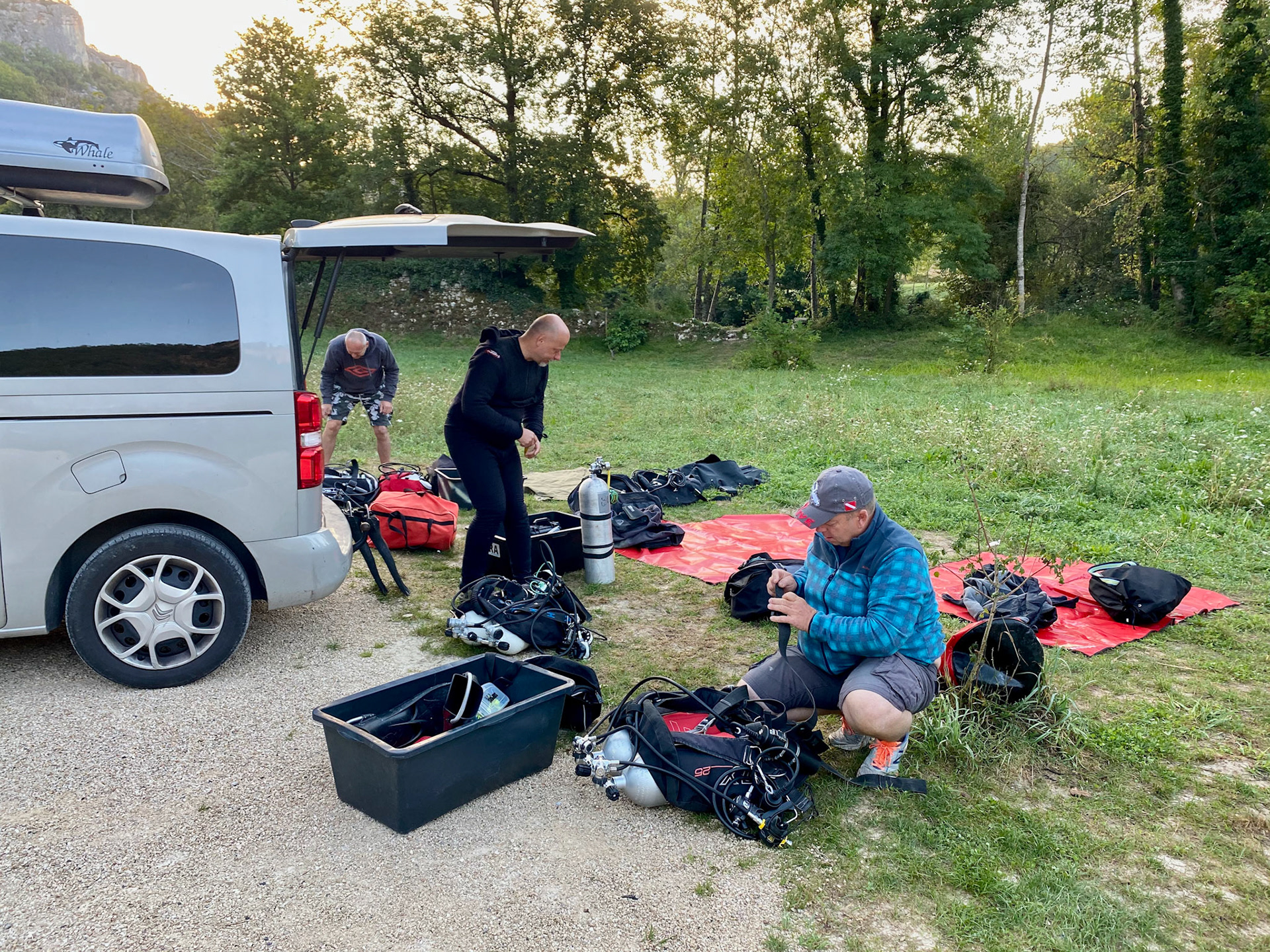 Příprava na ponor, Ressel