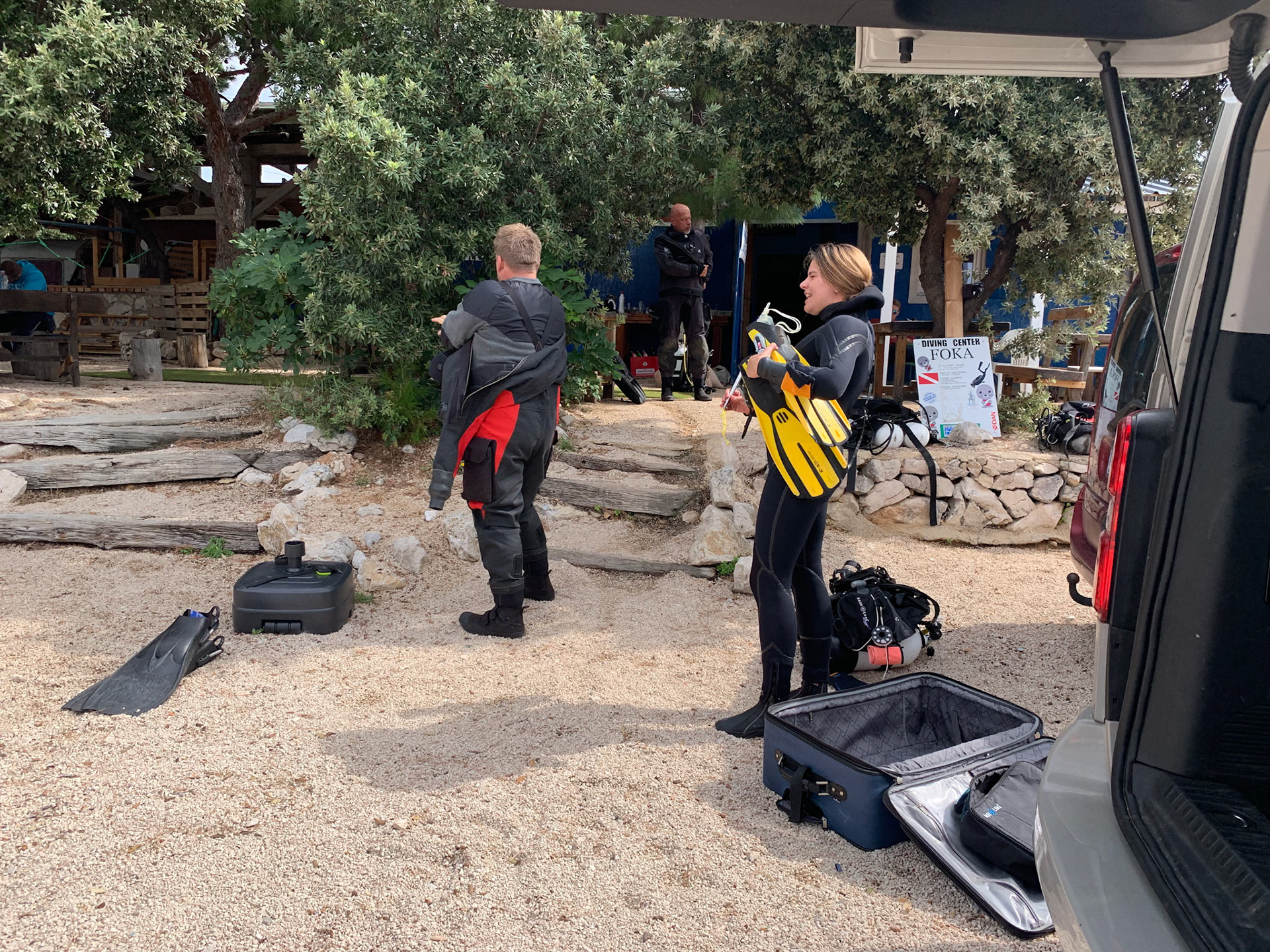 NAUI wreck penetration diver