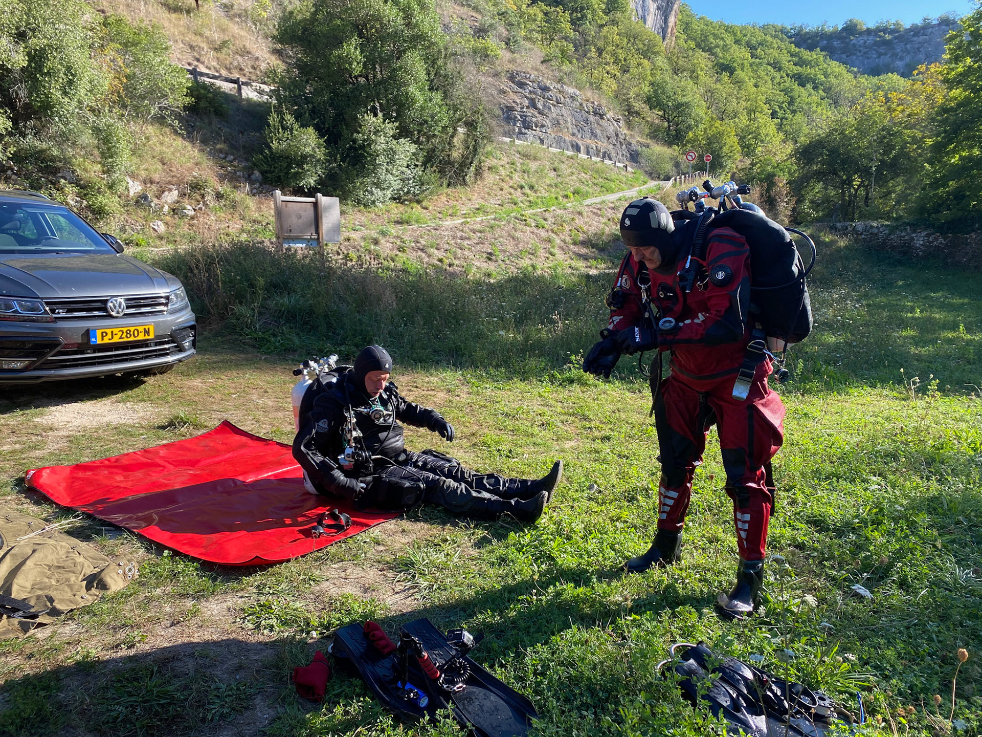 Před ponorem na Resselu