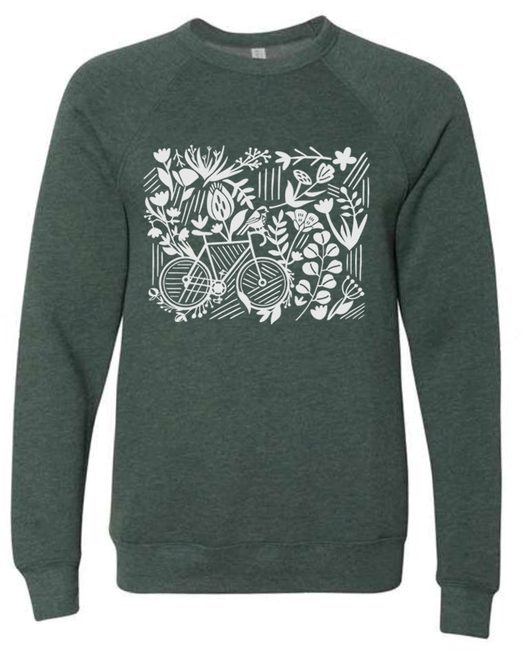 Bike in Garden Sweatshirts