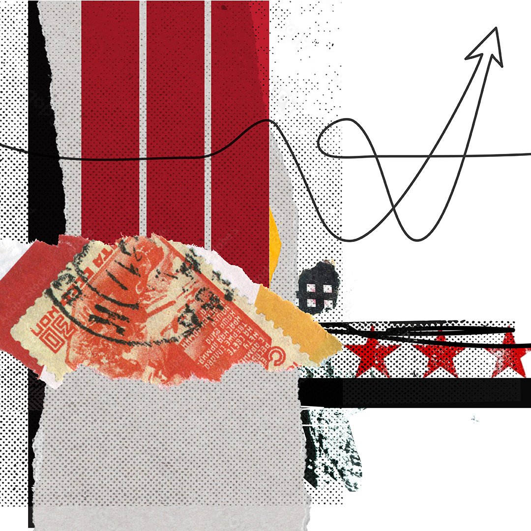 Editorial collage exploration, 2024