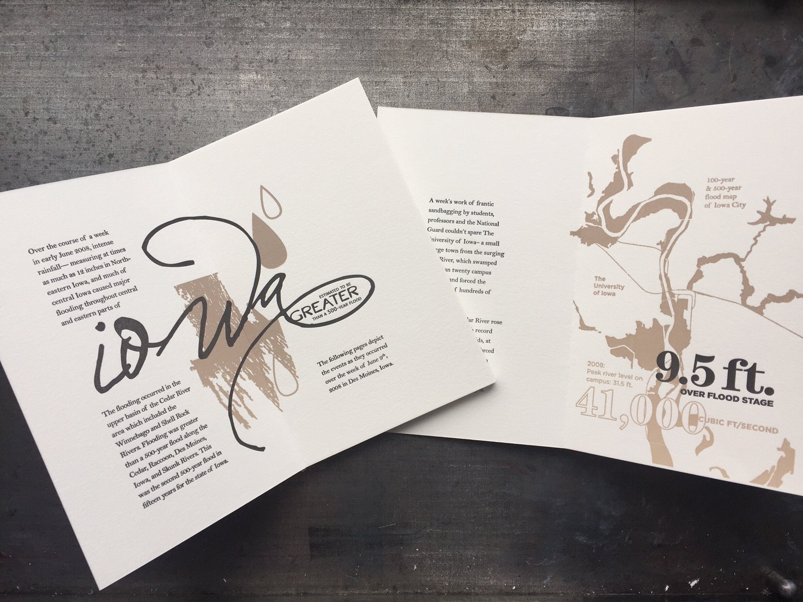 Two 500 in Fifteen, Iowa Flood Book