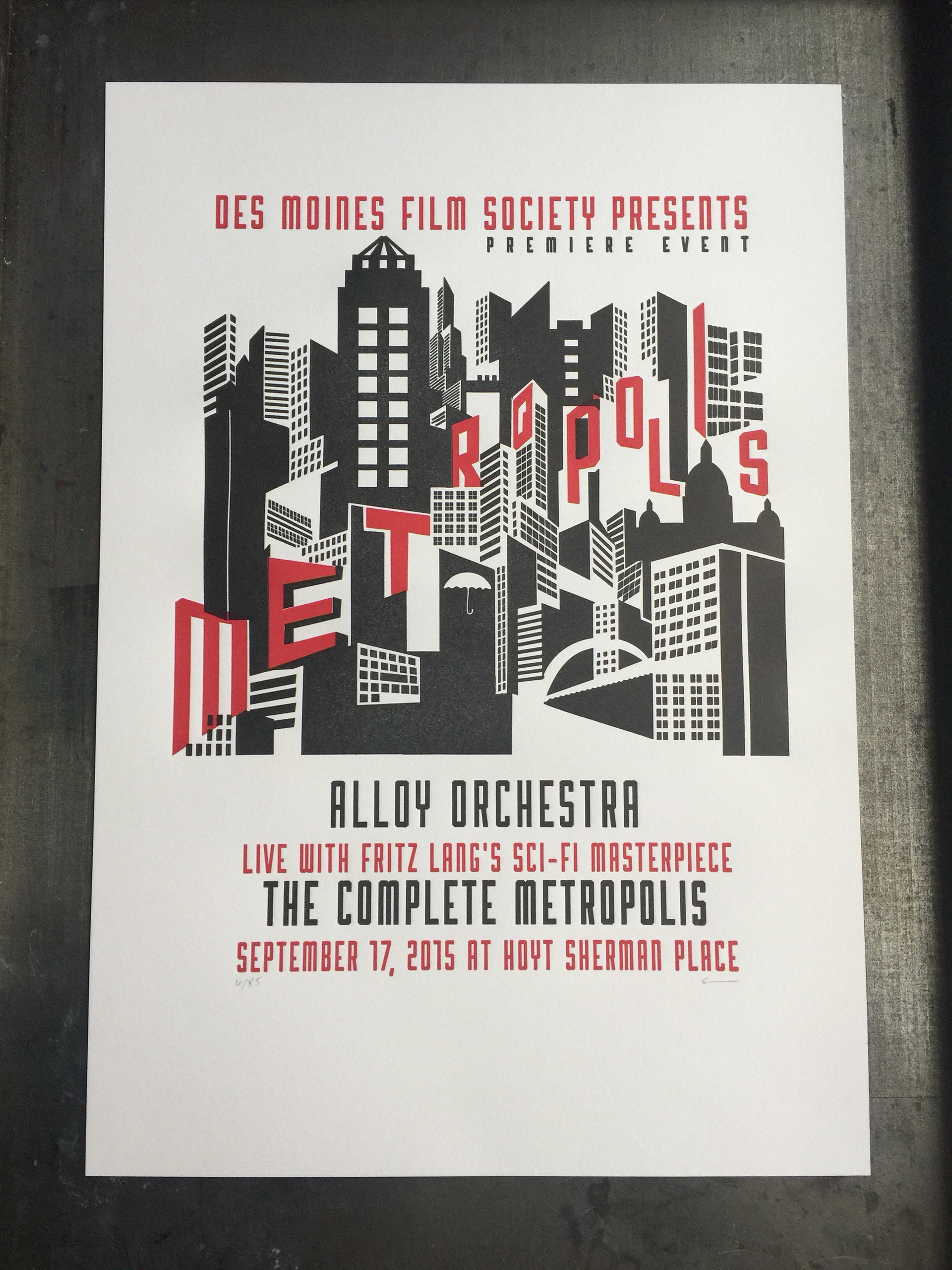 2015, Des Moines Film Society Poster