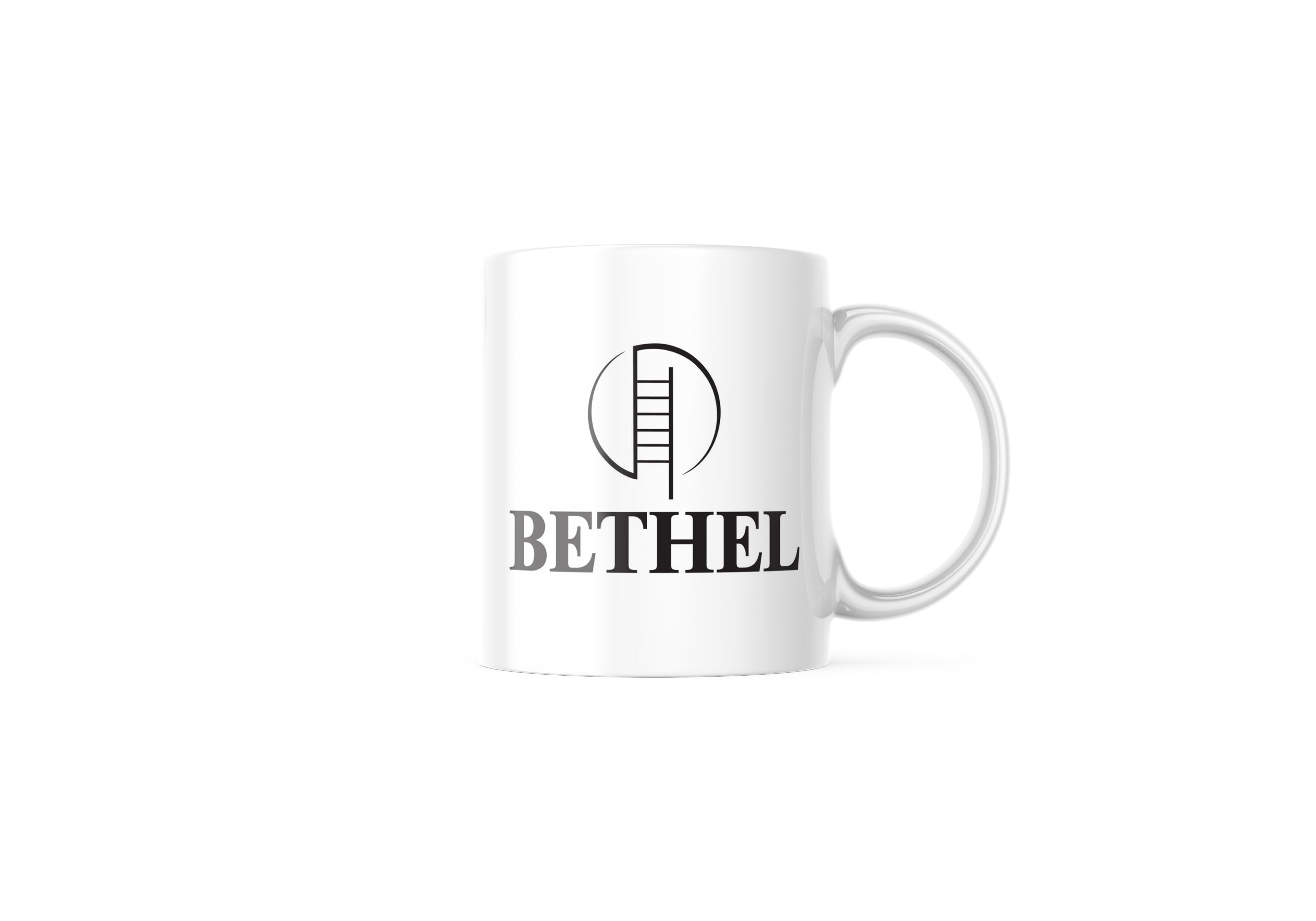 Black and White Logo on Mug