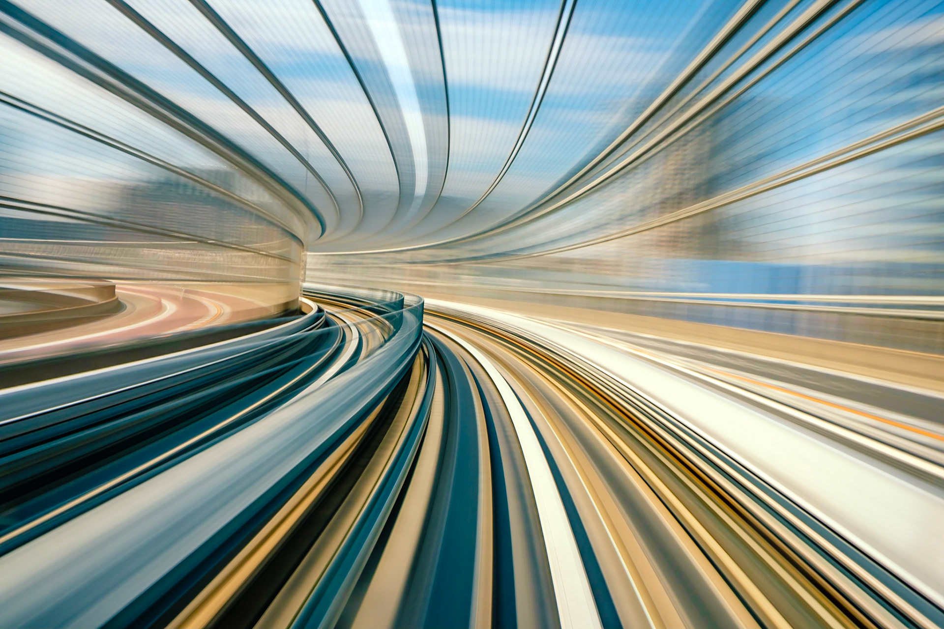Sitting in front of the driverless train on the Yurikamome line is a cool experience.