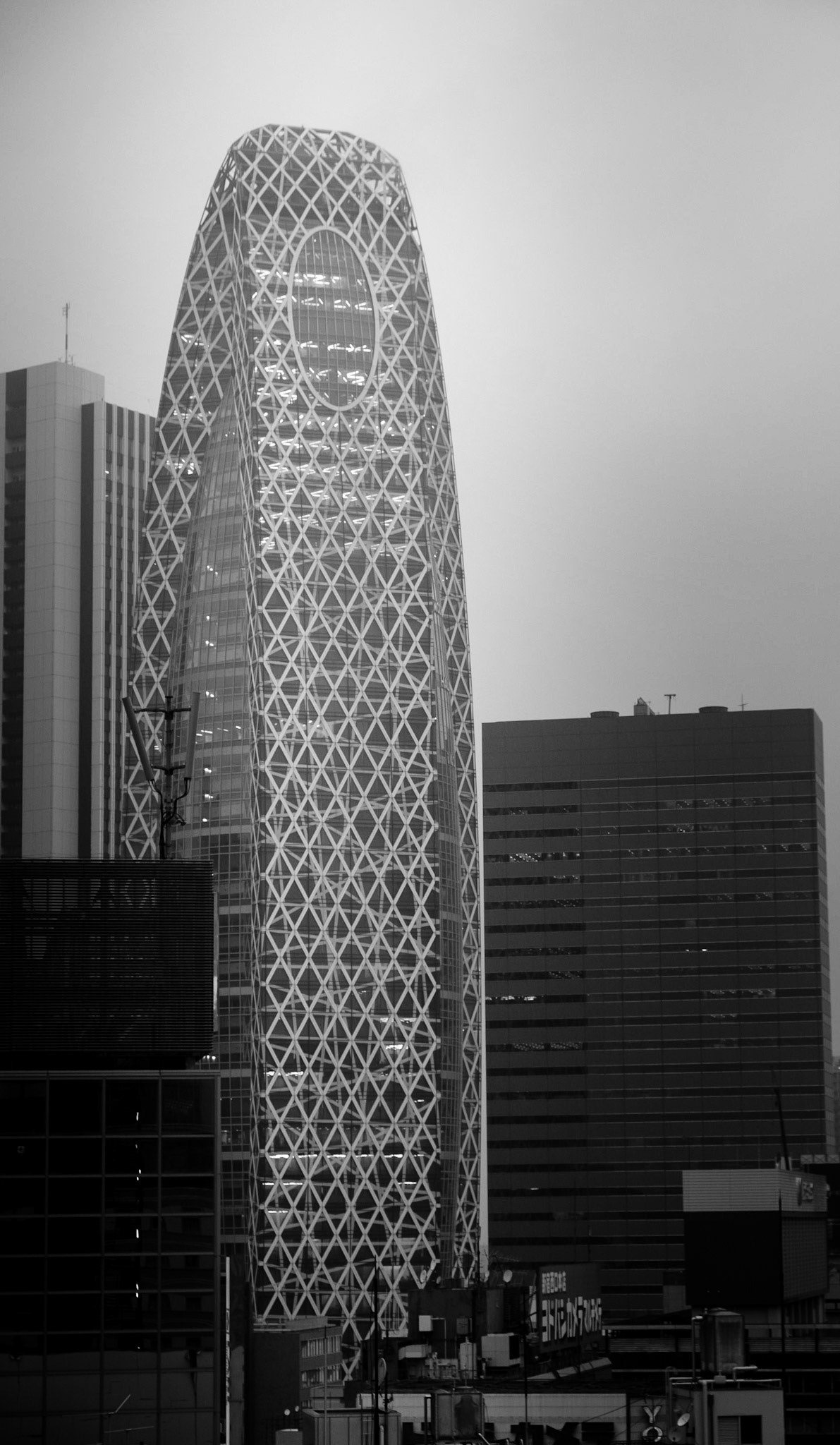 The architecture of some buildings is really cool.  Tokyo Sky Tree 634 meters tall is the world's tallest towerl. The lightning of the Tokyo Metropolitan Government Building is quite impressive at night. This Cocoon Tower just looks cool. The Asakusa temple  is one of Tokyo's most colorful and popular temples.