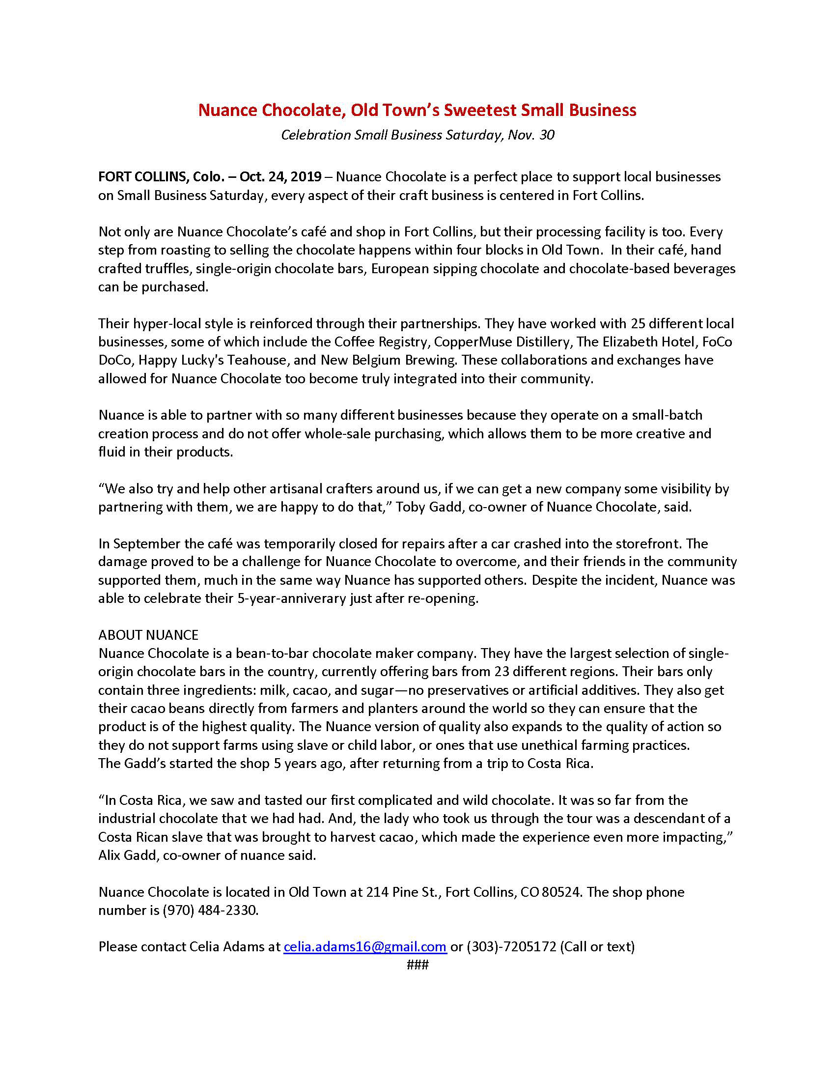 Press Release
