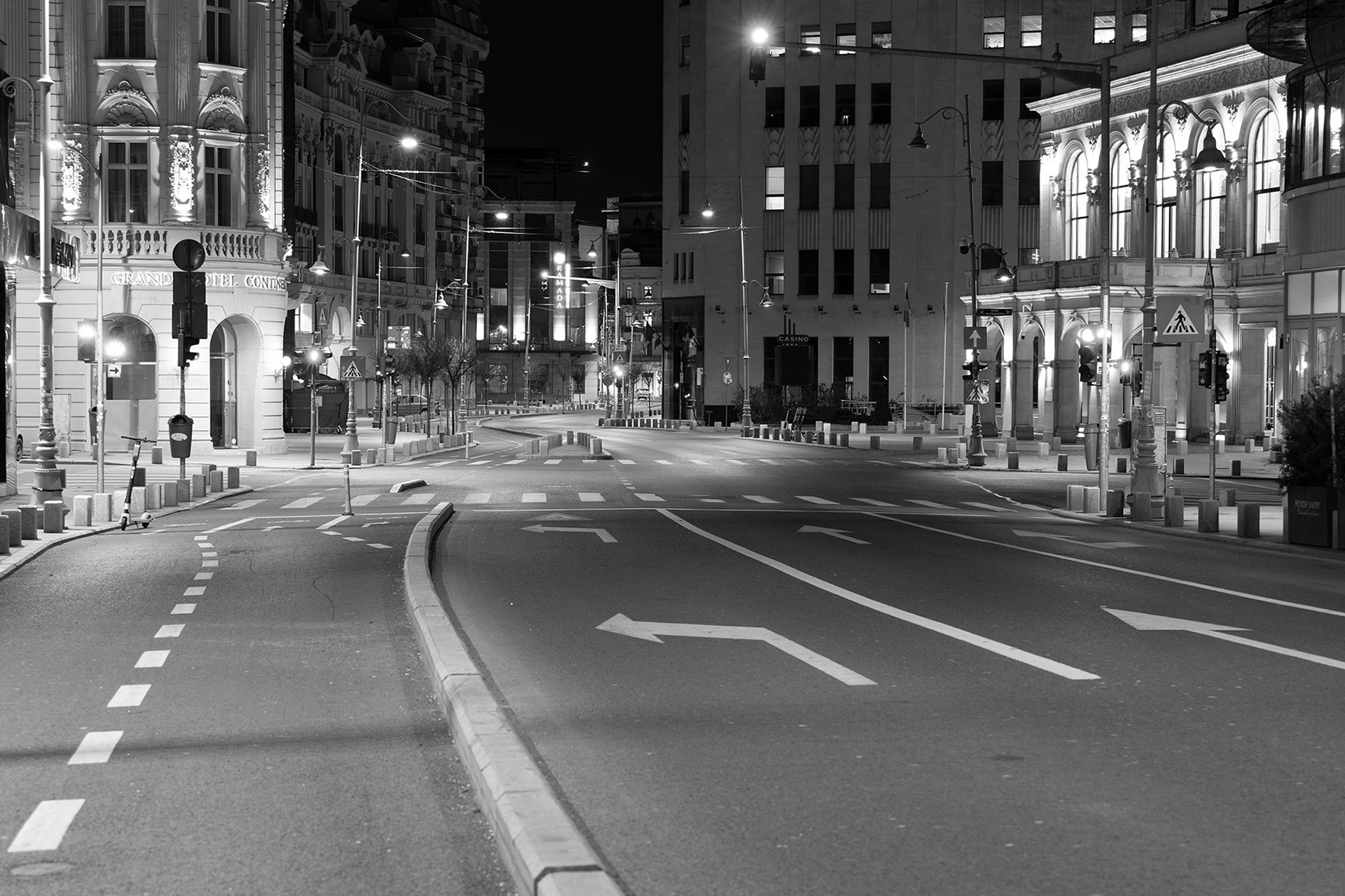 Empty city - Bucharest 2020