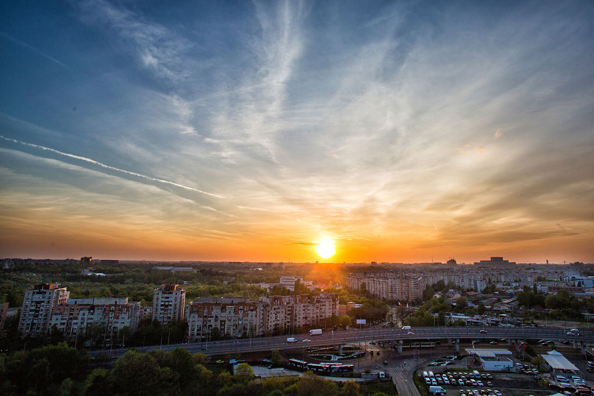 Sunset time