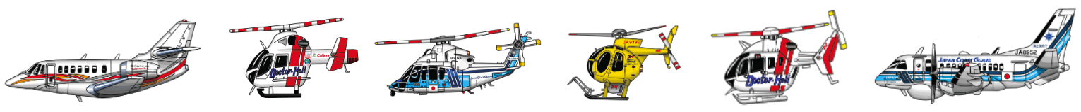 飛行機　イラスト　ヘリコプター