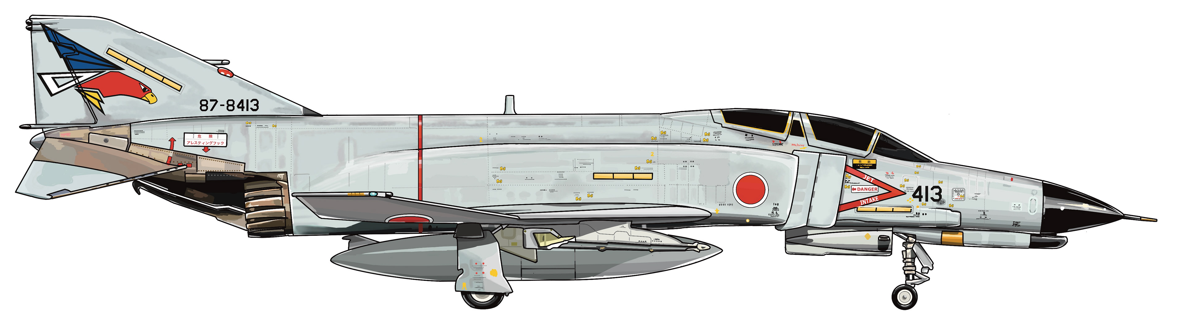 F4 ファントム　イラスト　かっこいい