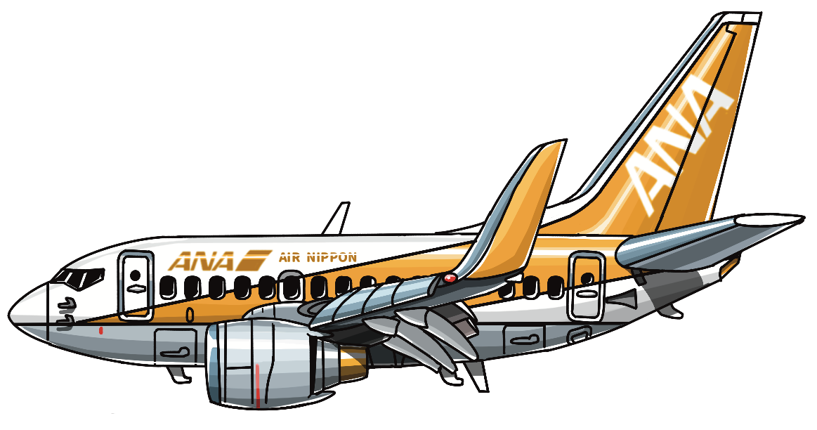 ANA B737 イラスト