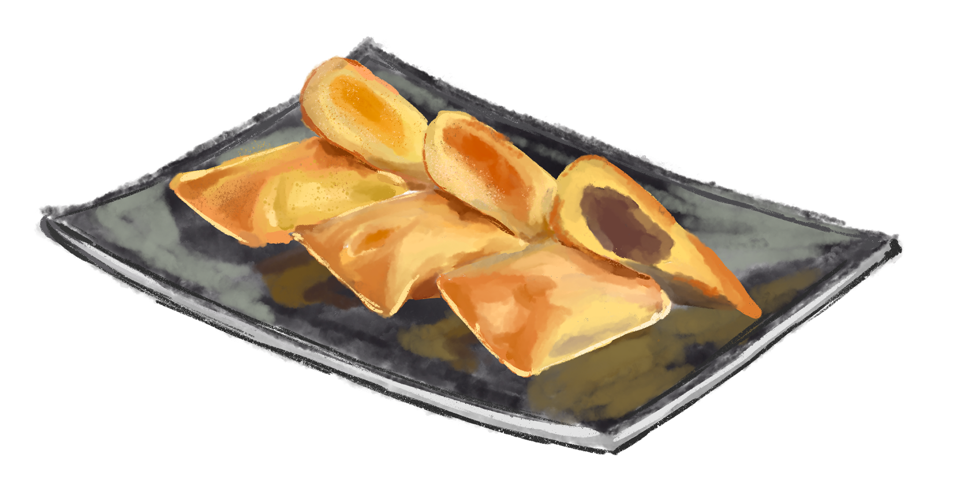 旭川　美味しいもの　イラスト