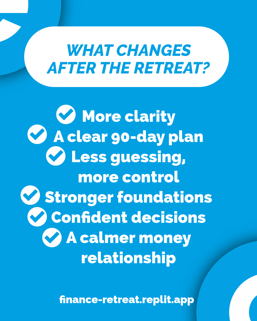 Social Media campaign - The Business Money Reset