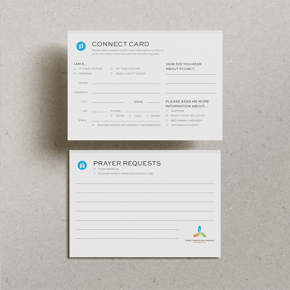 Connect Cards helped kept leadership updated on individual needs of the congregation.