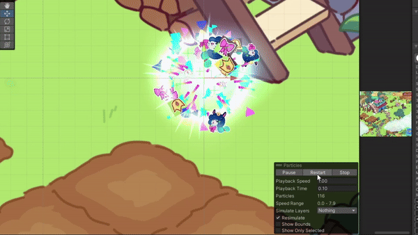 Different Confetti VFX