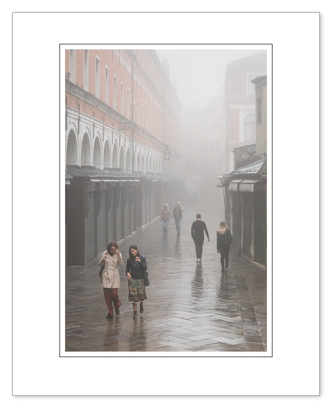 Venice in fog