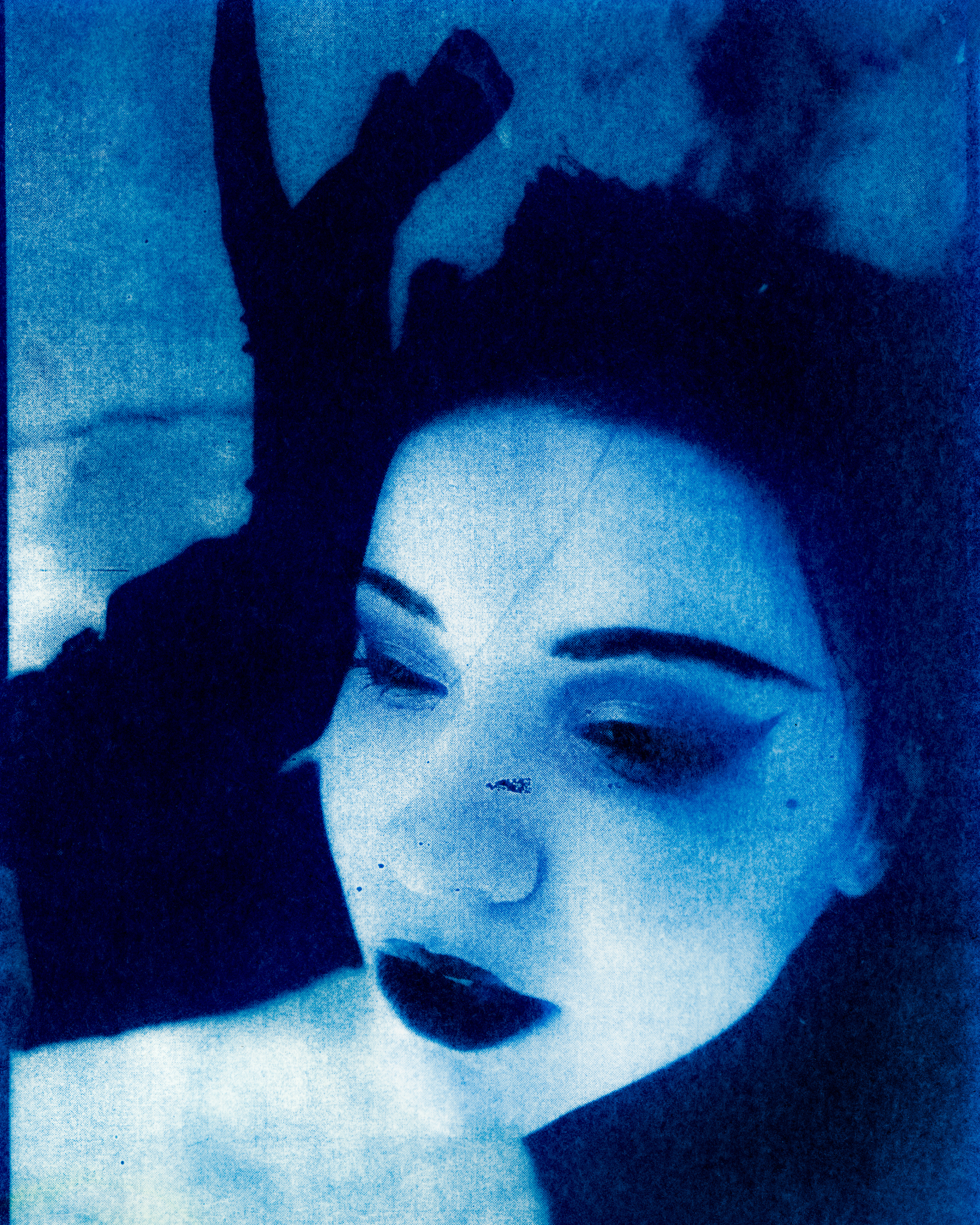 Miriam / cyjanotypia