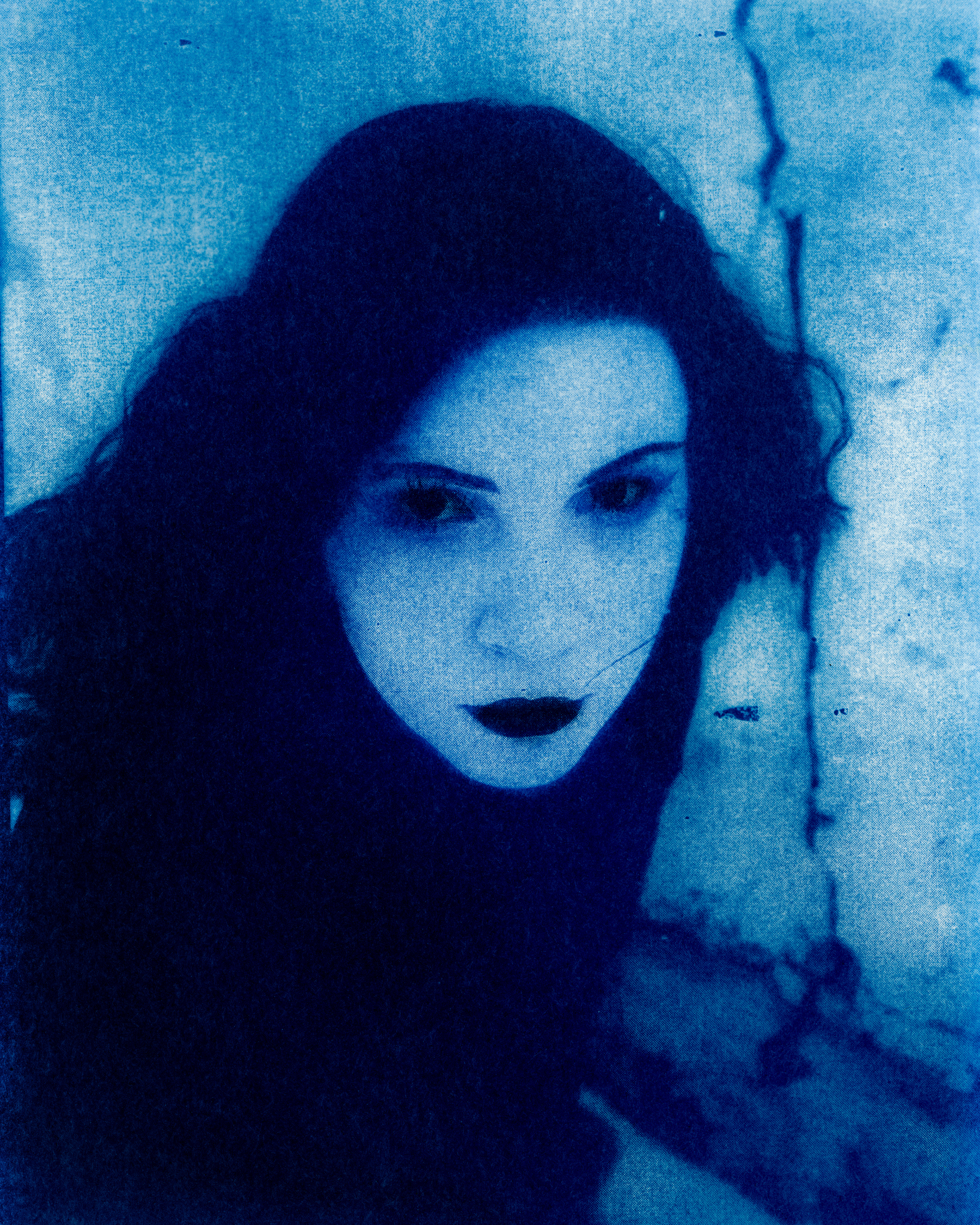 Miriam / cyjanotypia