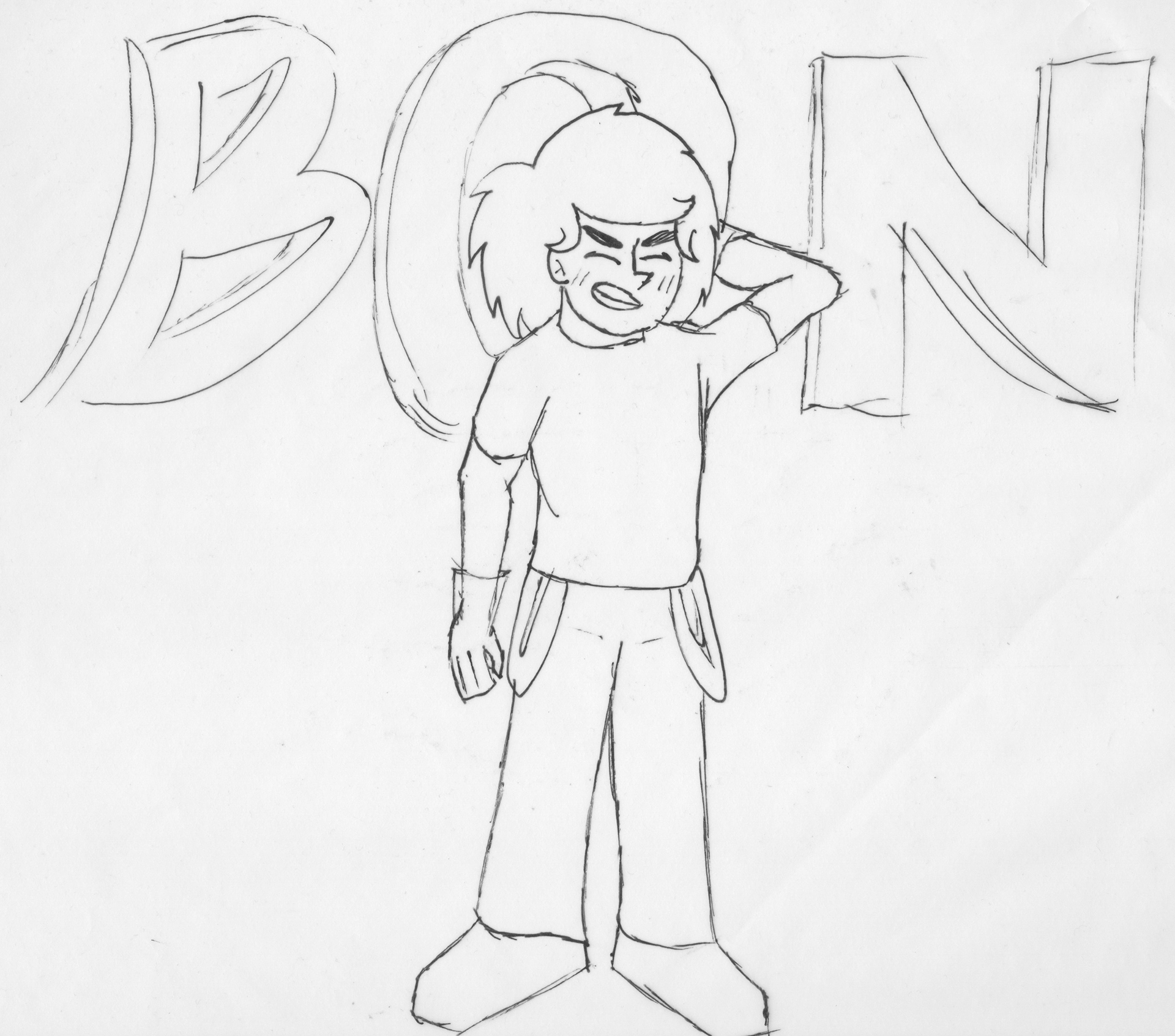 Bon "Amped Up" Sketch (2022)