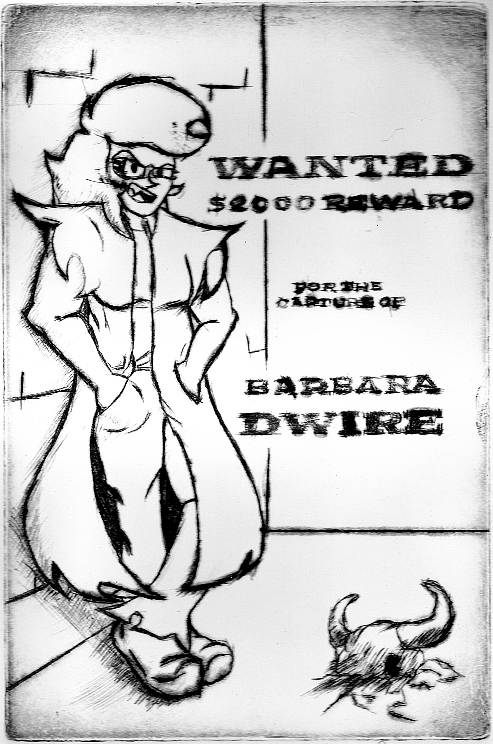 Barbara Wanted Poster Print