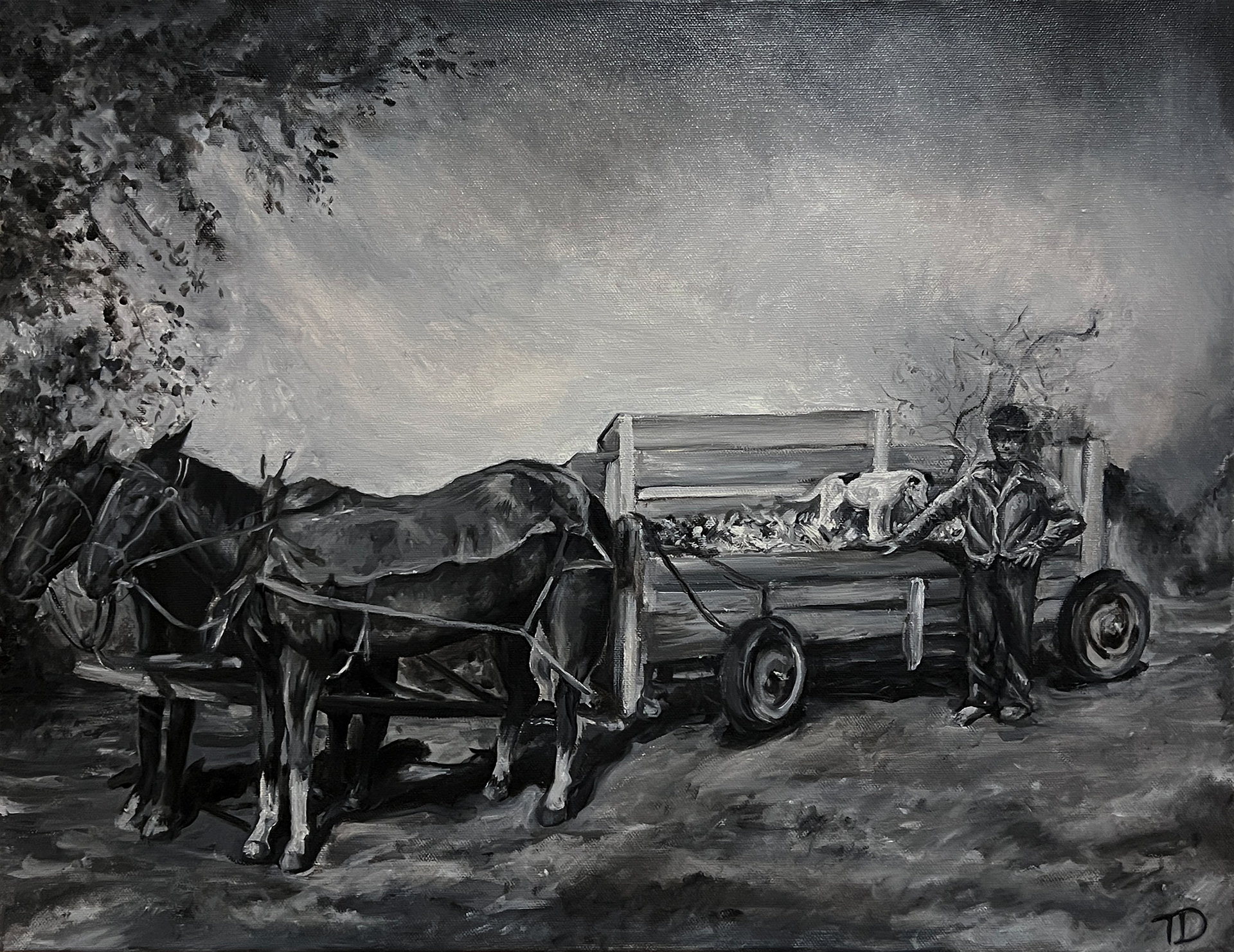 The First Harvest, 2022, 16"x20"